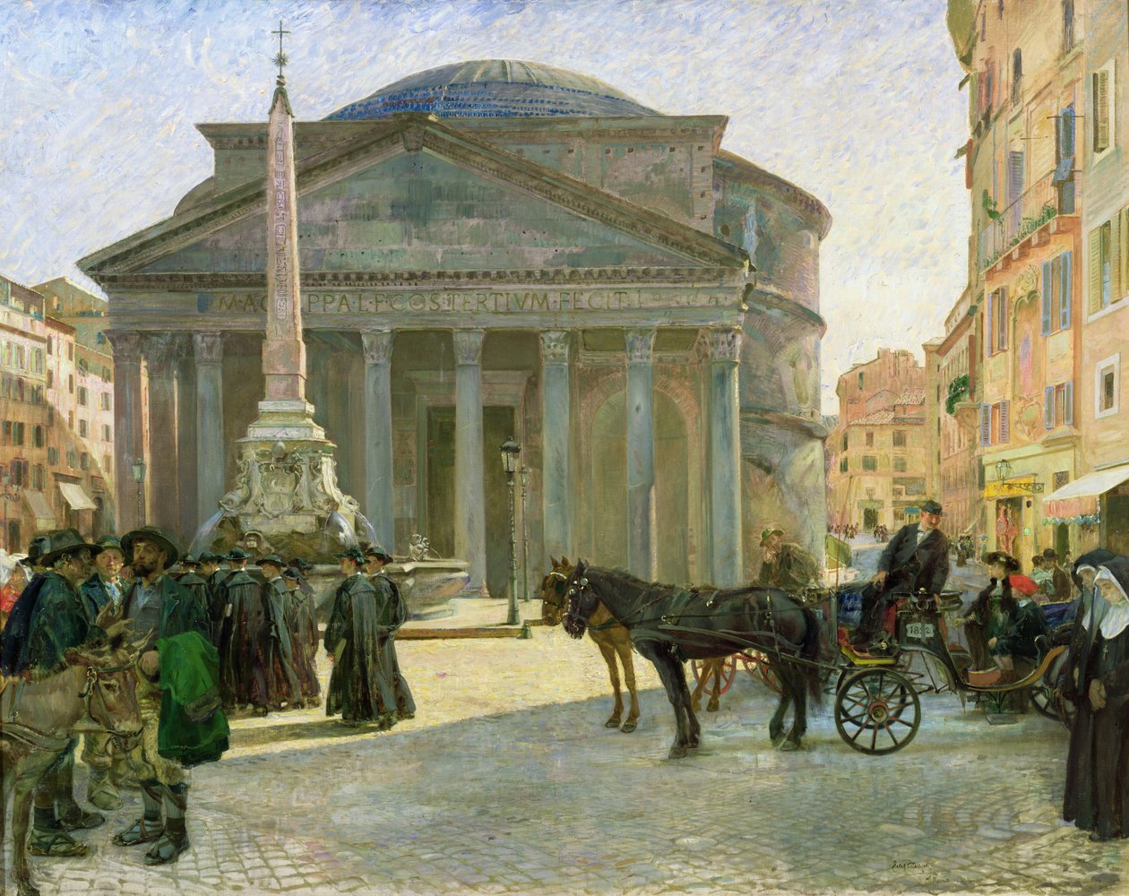 Pantheon, Rooma tekijältä Hjalmer Eilif Emanuel Peterssen