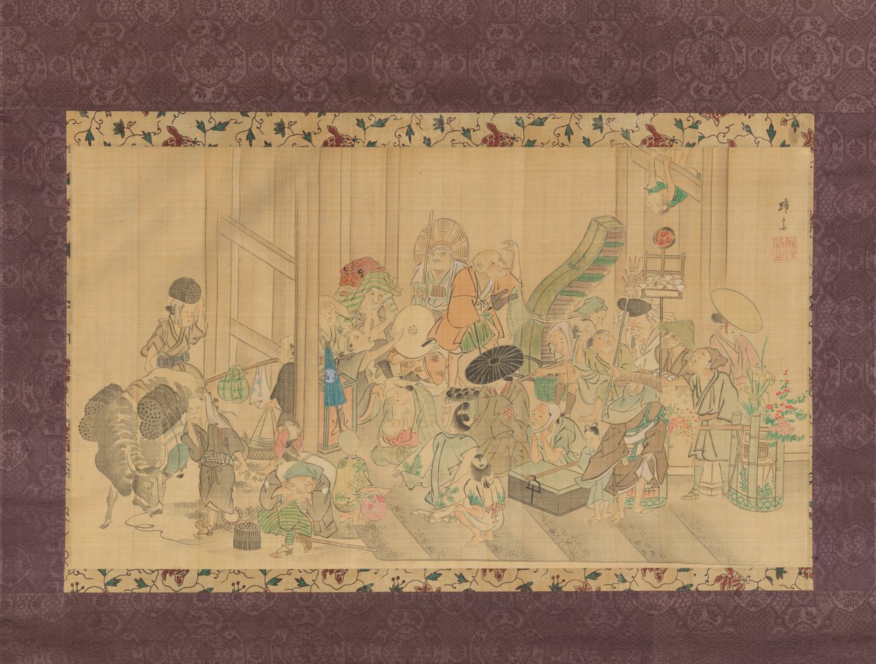 Suojaa sateelta, 1800-luvun alkupuolelta puoliväliin. tekijältä Hokuba