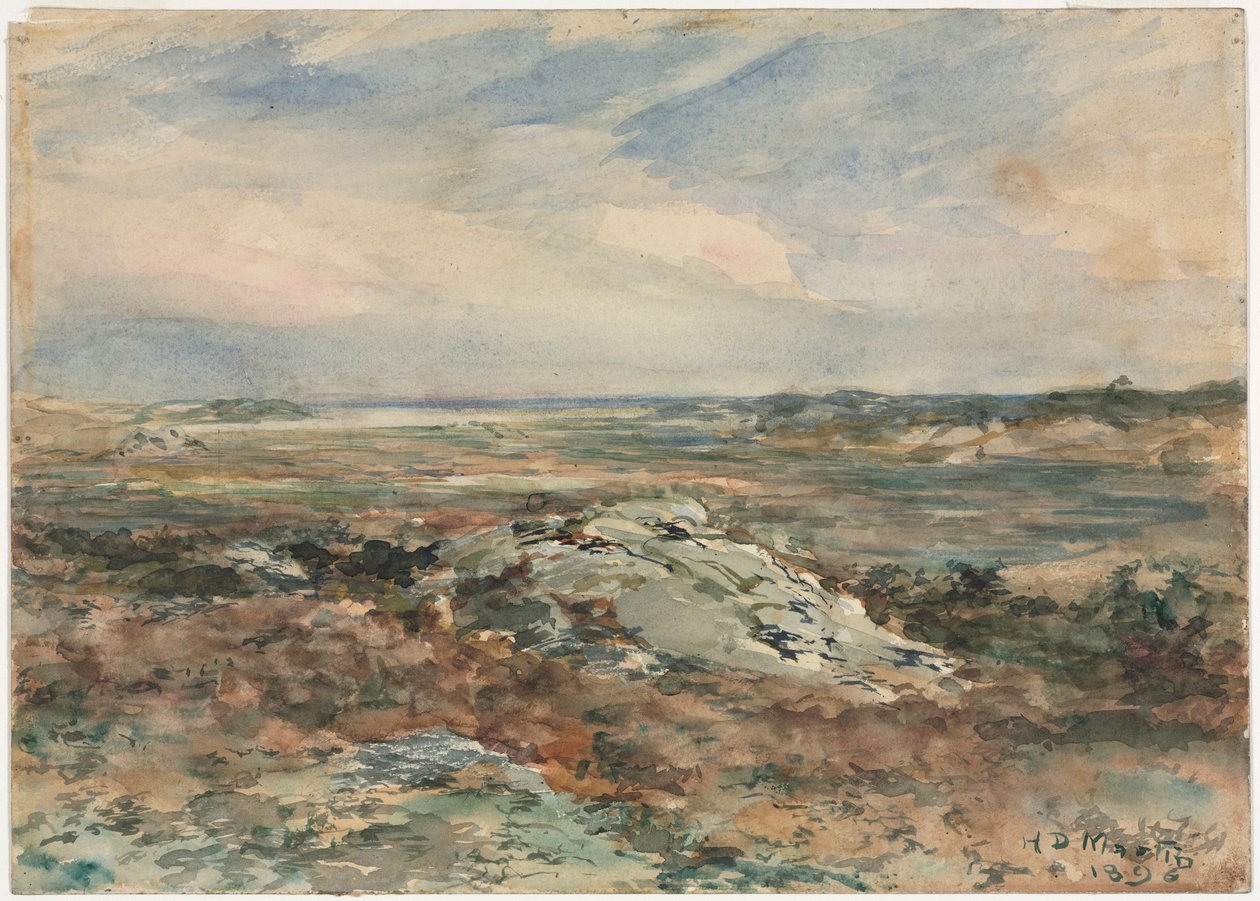 Maisema, 1896. tekijältä Homer Dodge Martin