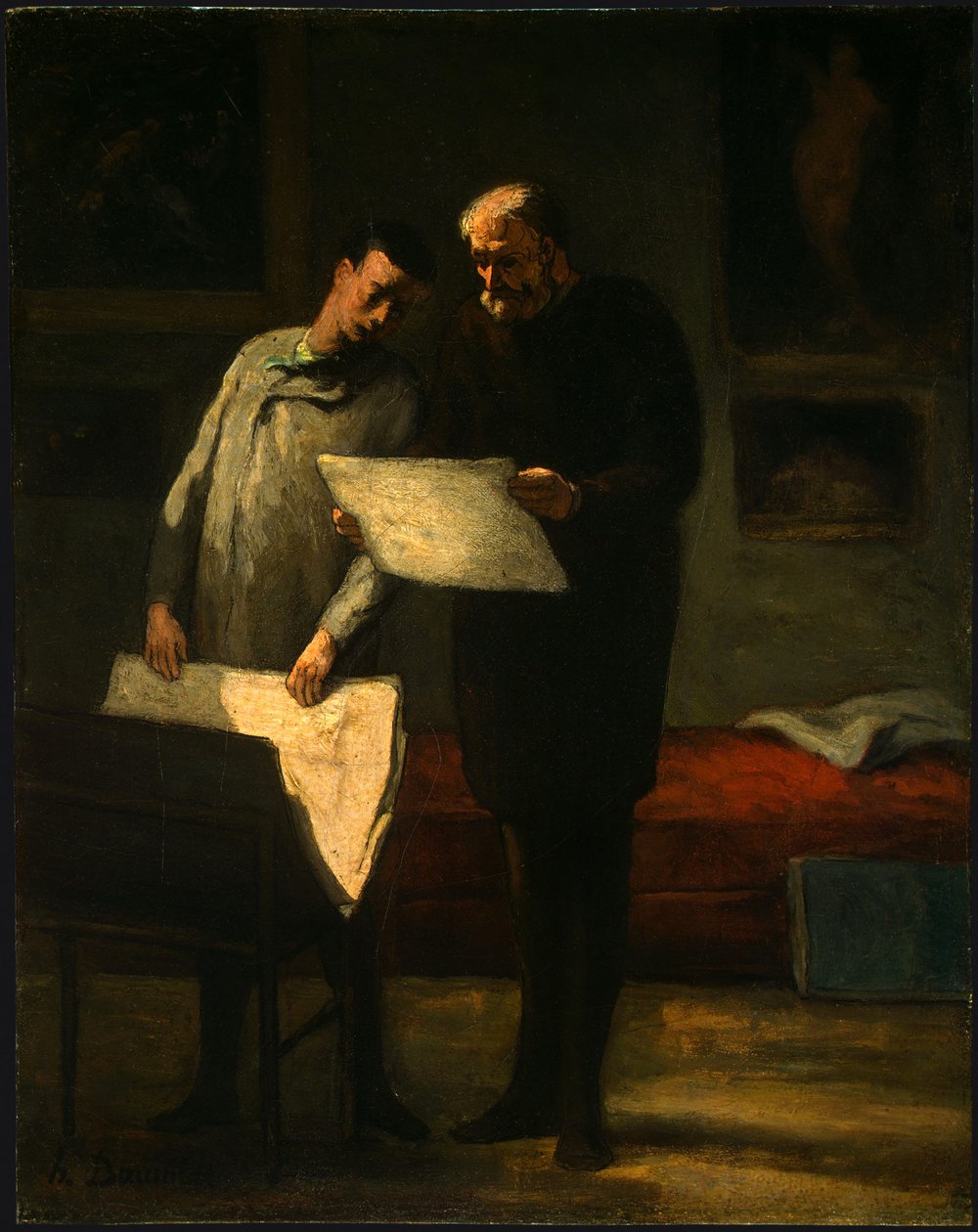 Neuvoja nuorelle taiteilijalle tekijältä Honoré Daumier