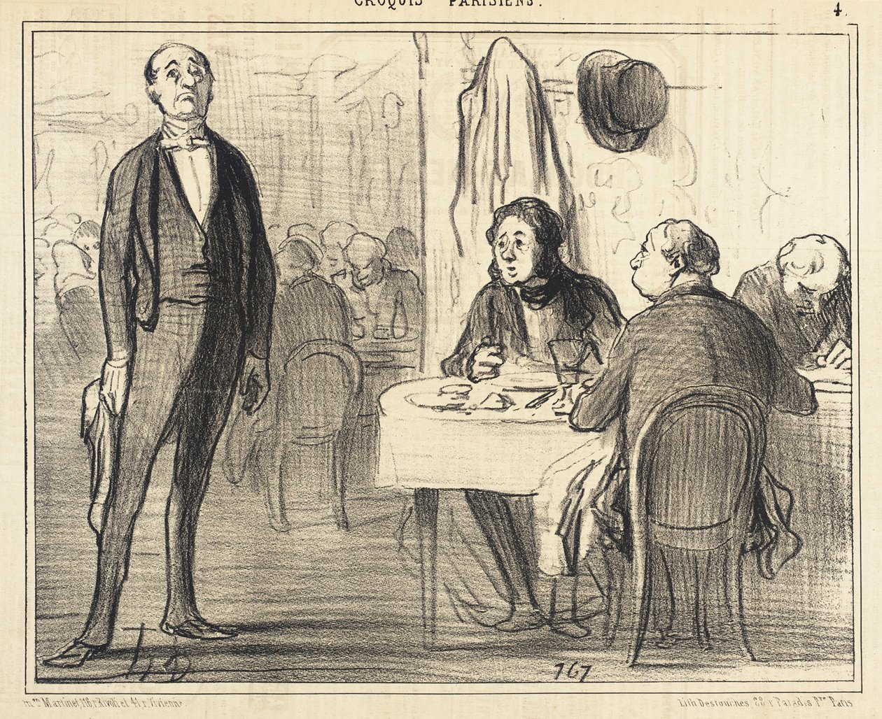 Est-ce le garçon ... tekijältä Honoré Daumier