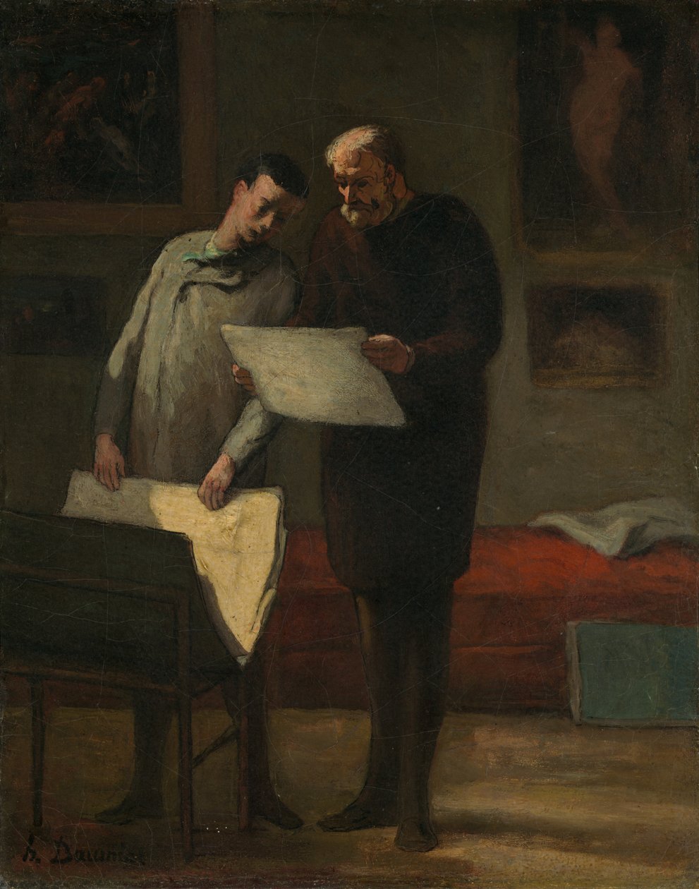 Neuvoja nuorelle taiteilijalle tekijältä Honoré Daumier