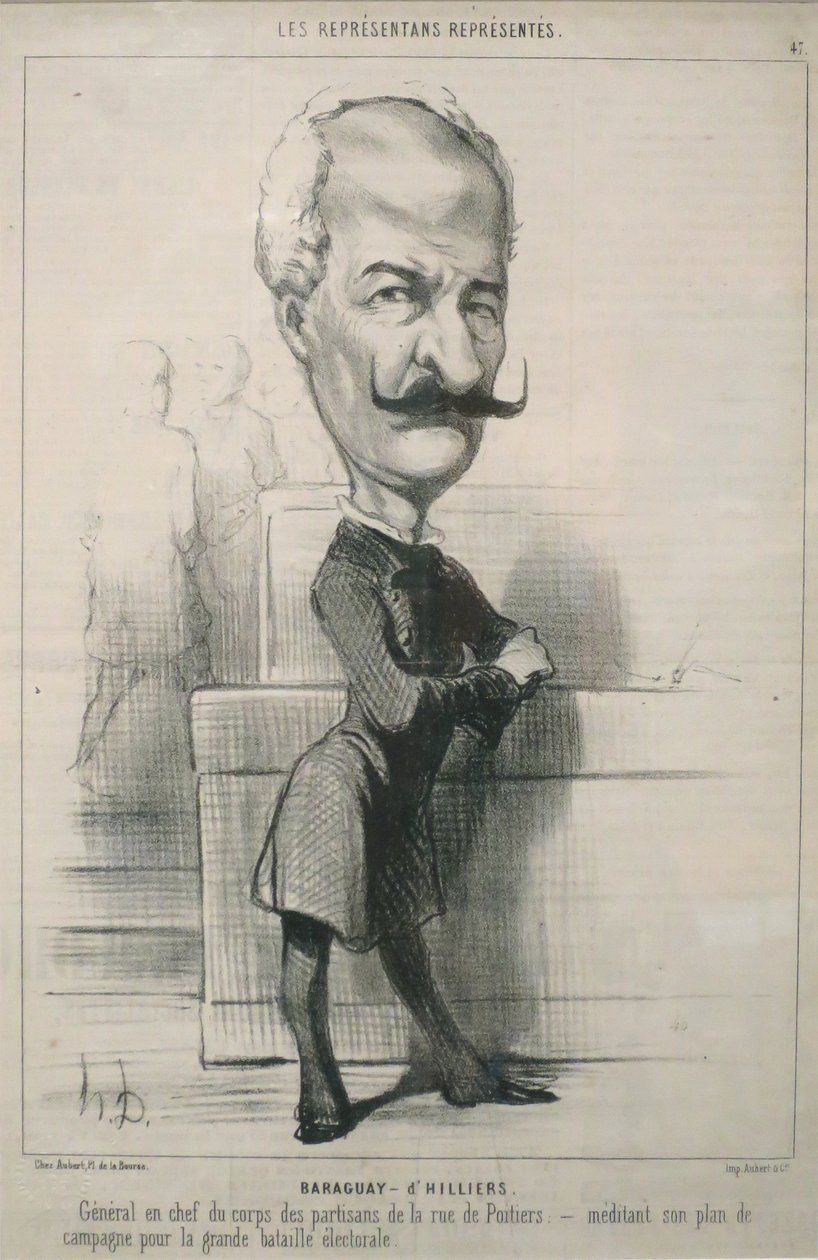 Archille Baraguay dHilliers tekijältä Honoré Daumier