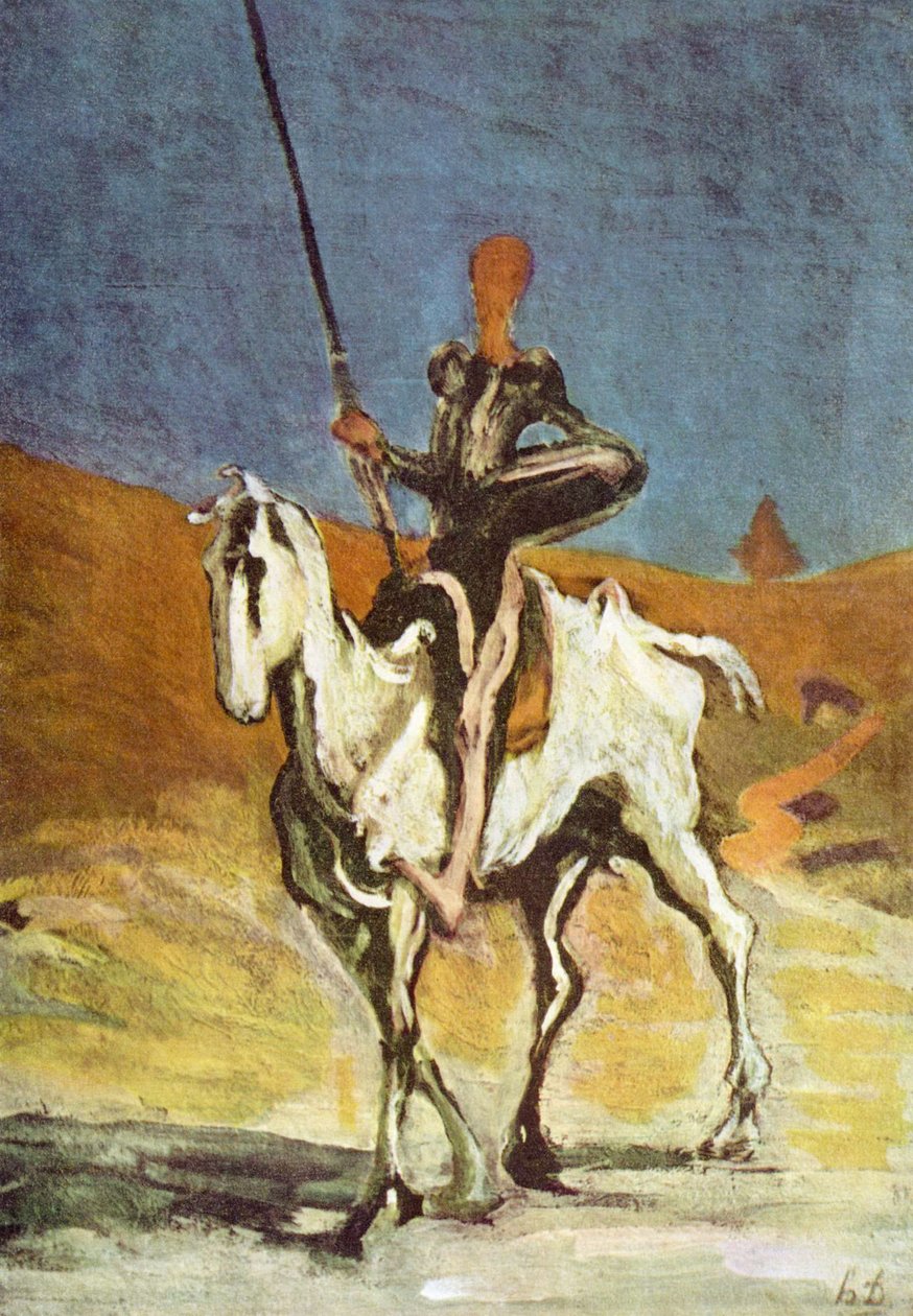 Don Quijote tekijältä Honoré Daumier