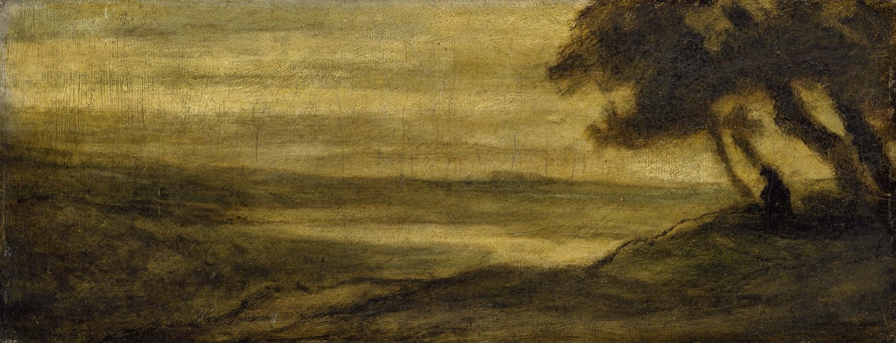 Maisema hahmolla, c. 1860 tekijältä Honoré Daumier