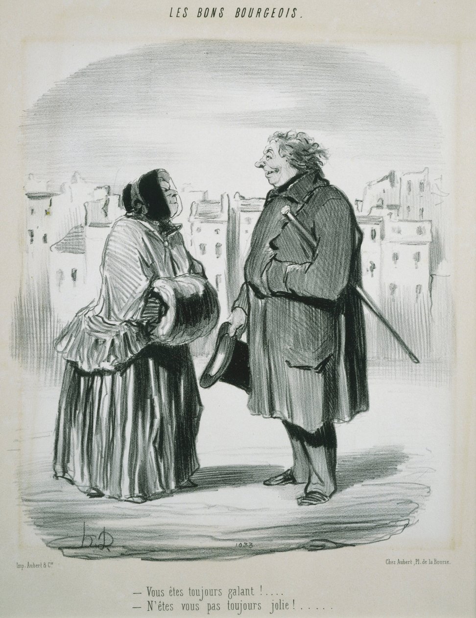 Les Bons Bourgeo- Olet aina urhea! tekijältä Honoré Daumier