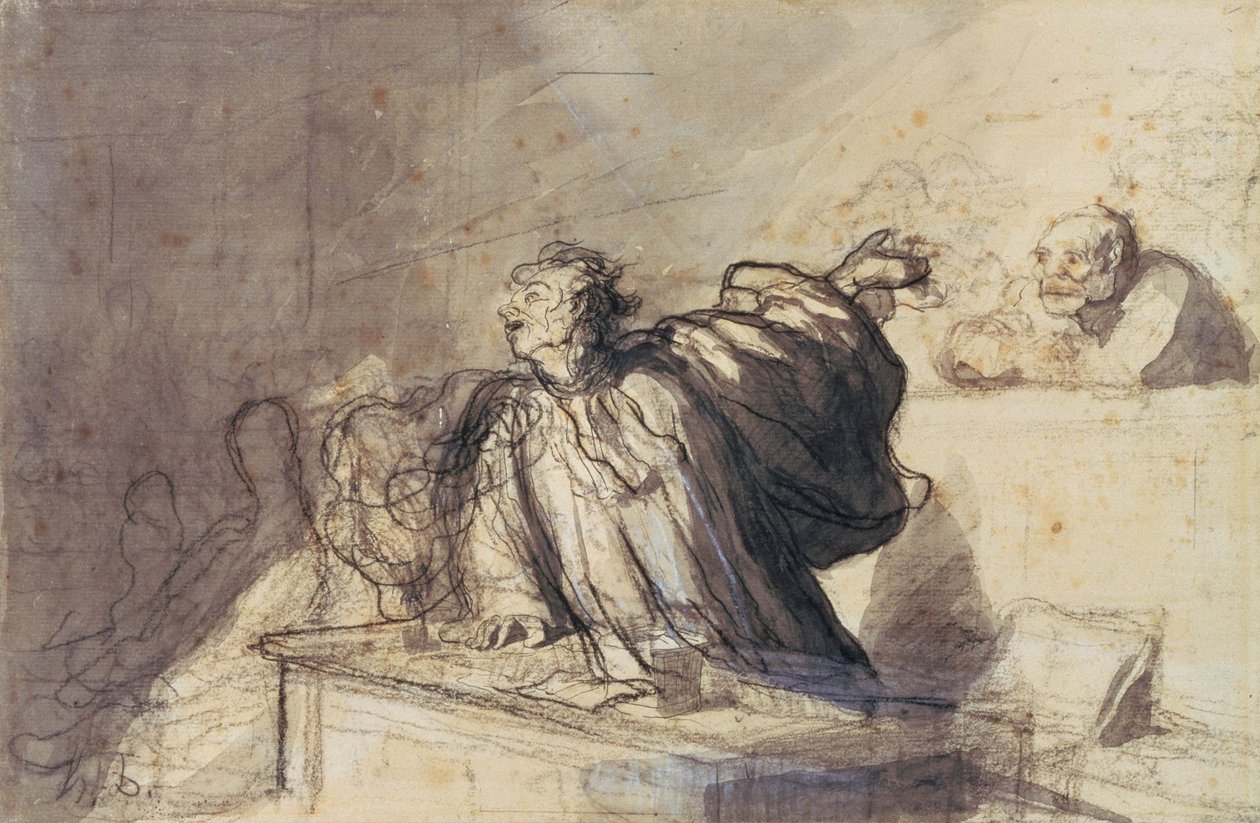 Vetoomus puolustukselle tekijältä Honoré Daumier