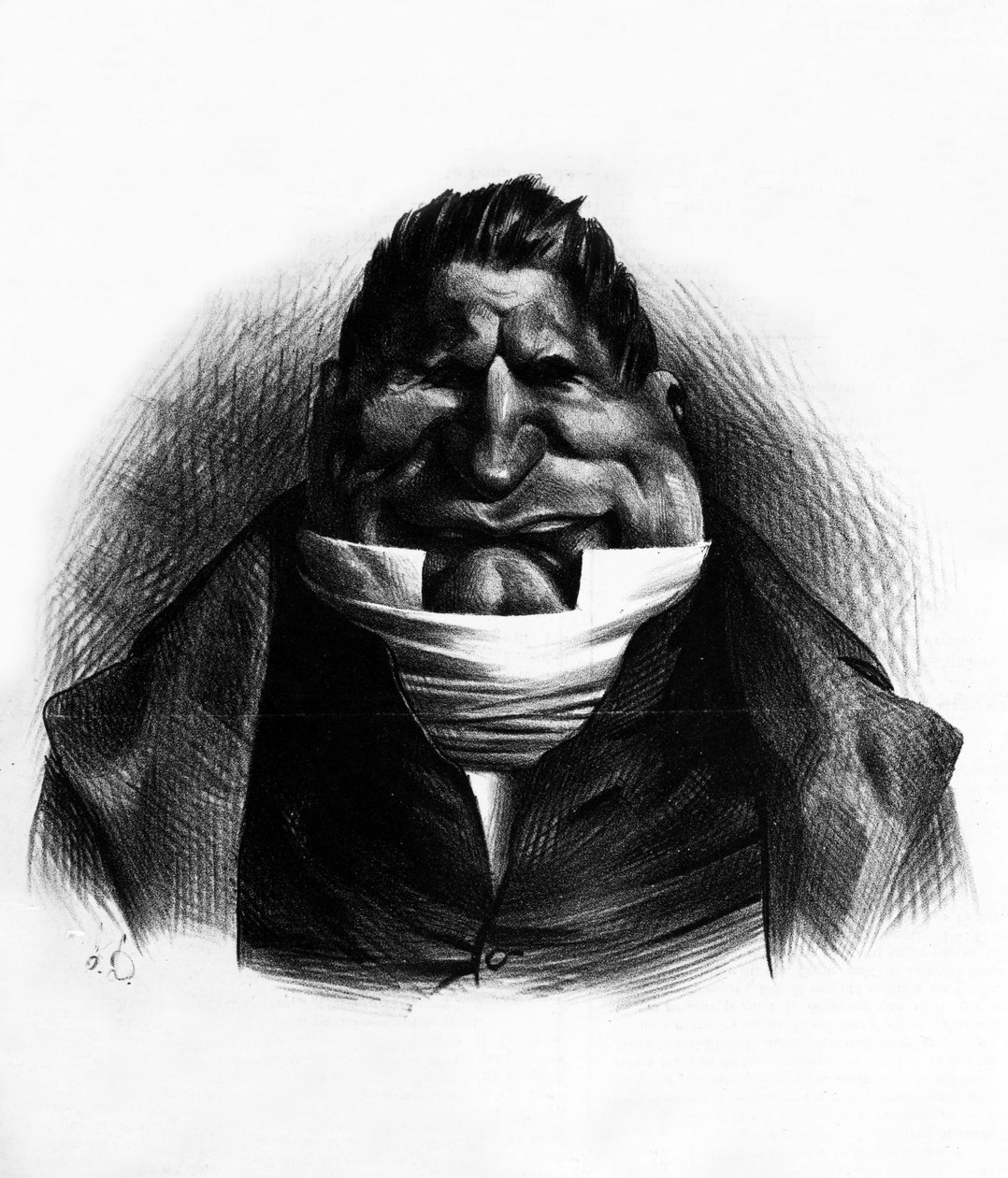 Pot-de-Naz, karikatyyri "Le Charivarista", 2. toukokuuta 1833 tekijältä Honoré Daumier