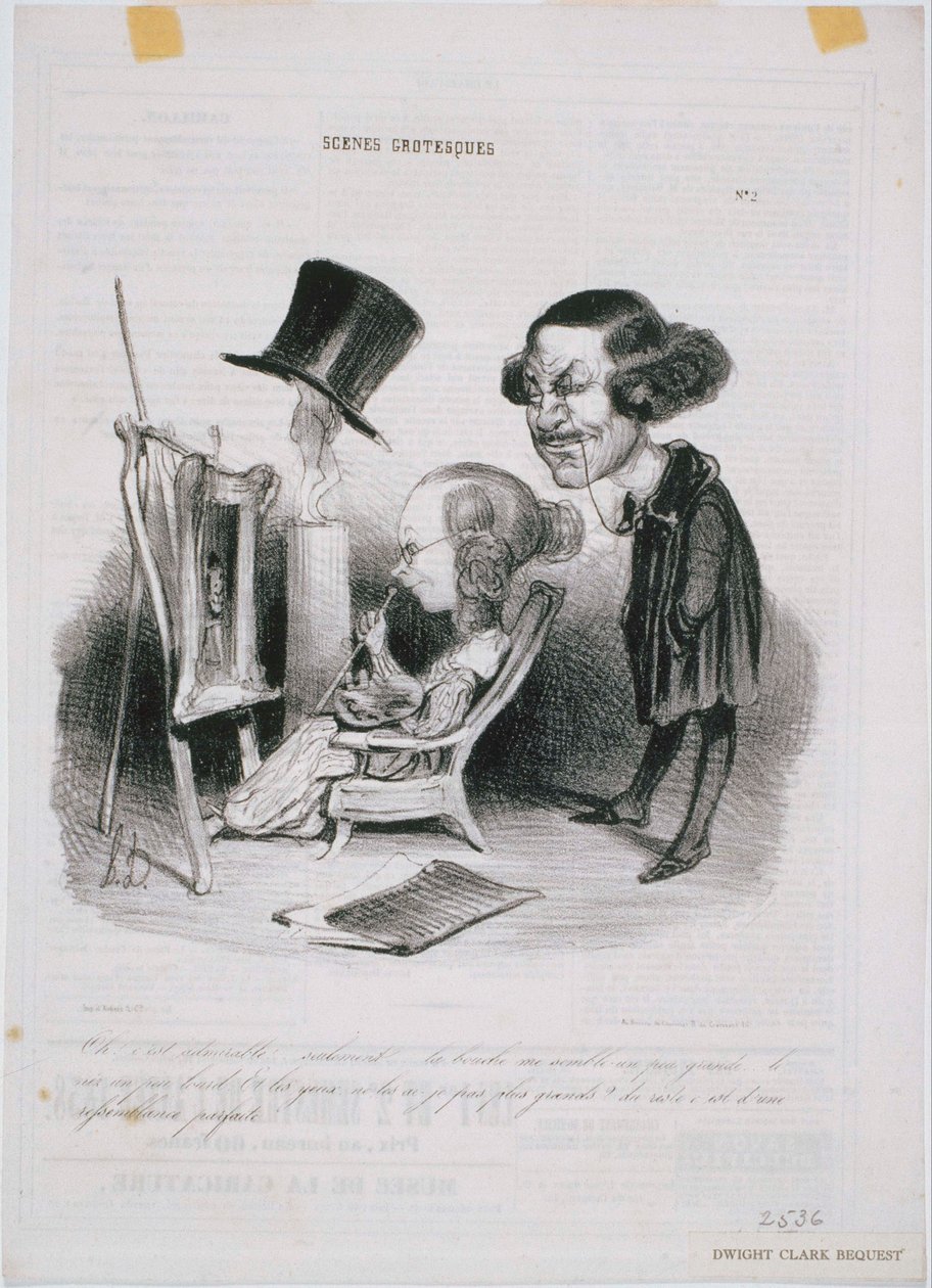 Scènes Grotesques- Voi! Ihailtavaa ... tekijältä Honoré Daumier