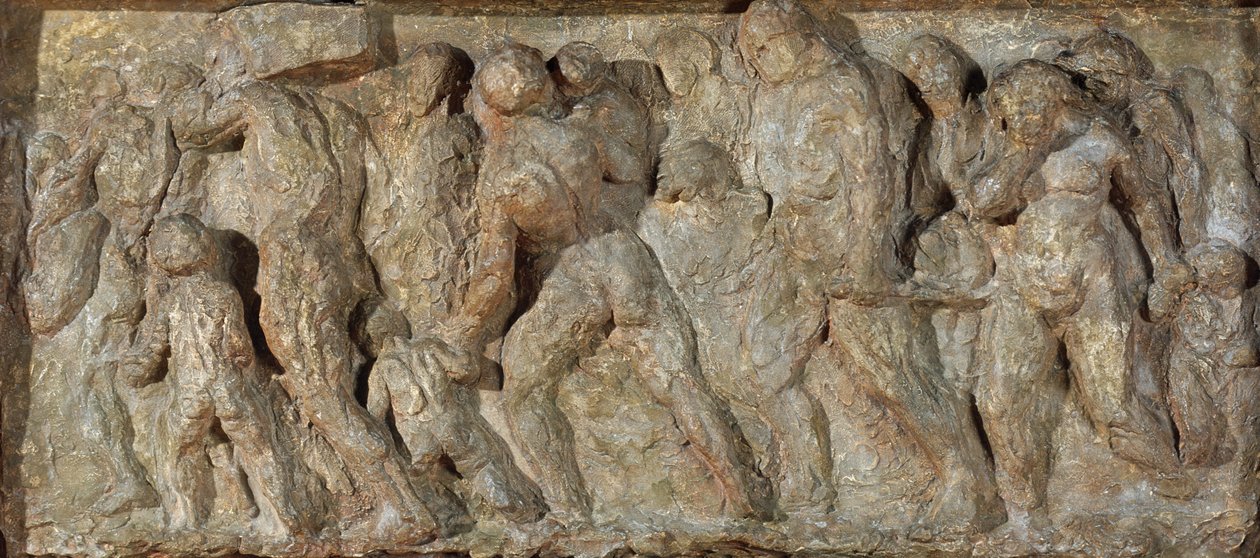 Maahanmuuttajat, 1848 (kipsi) tekijältä Honoré Daumier