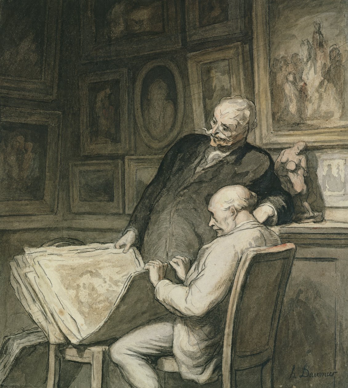 Tulosteiden keräilijät tekijältä Honoré Daumier