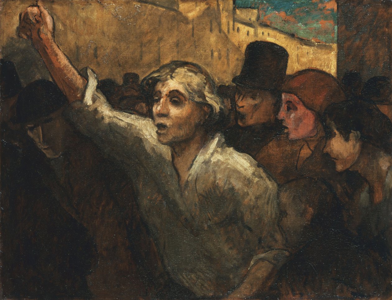 Kapina (LEmeute) tekijältä Honoré Daumier