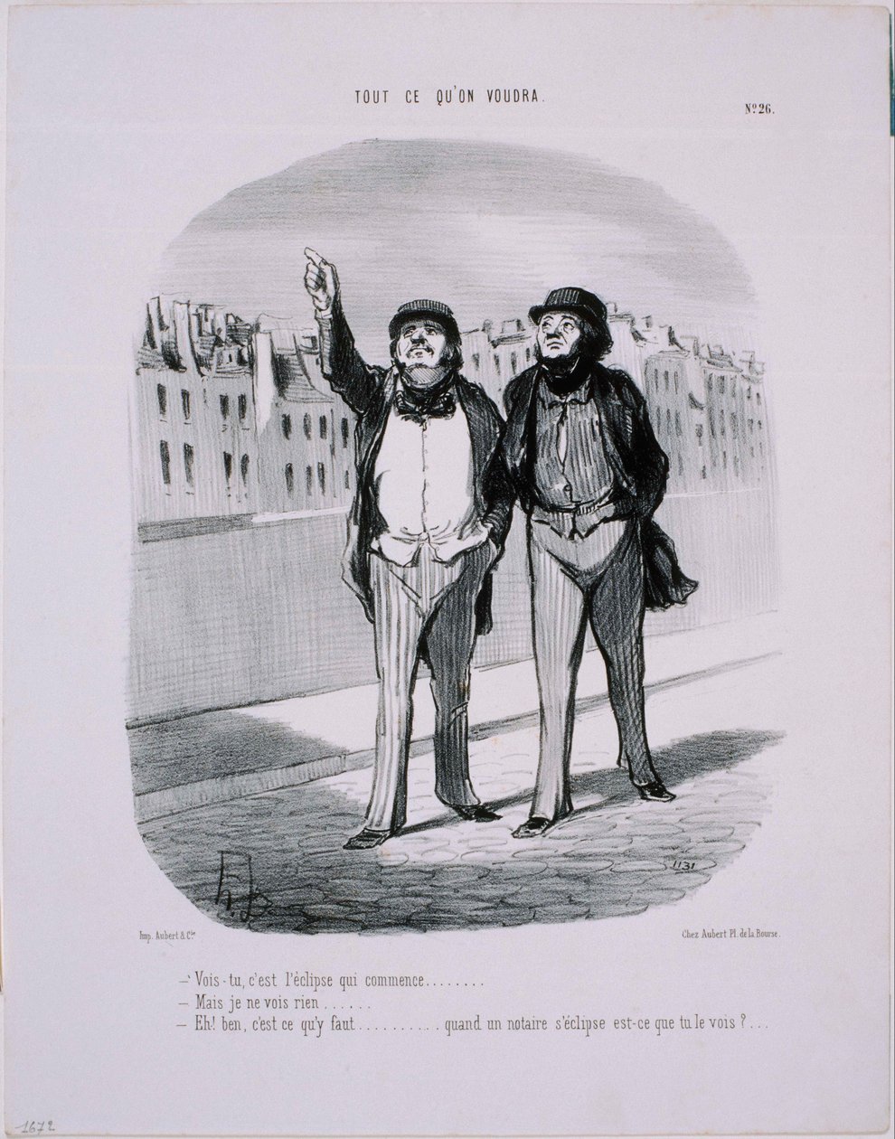Mitä tahansa haluamme- näet, tämä pimennys, joka alkaa ... tekijältä Honoré Daumier