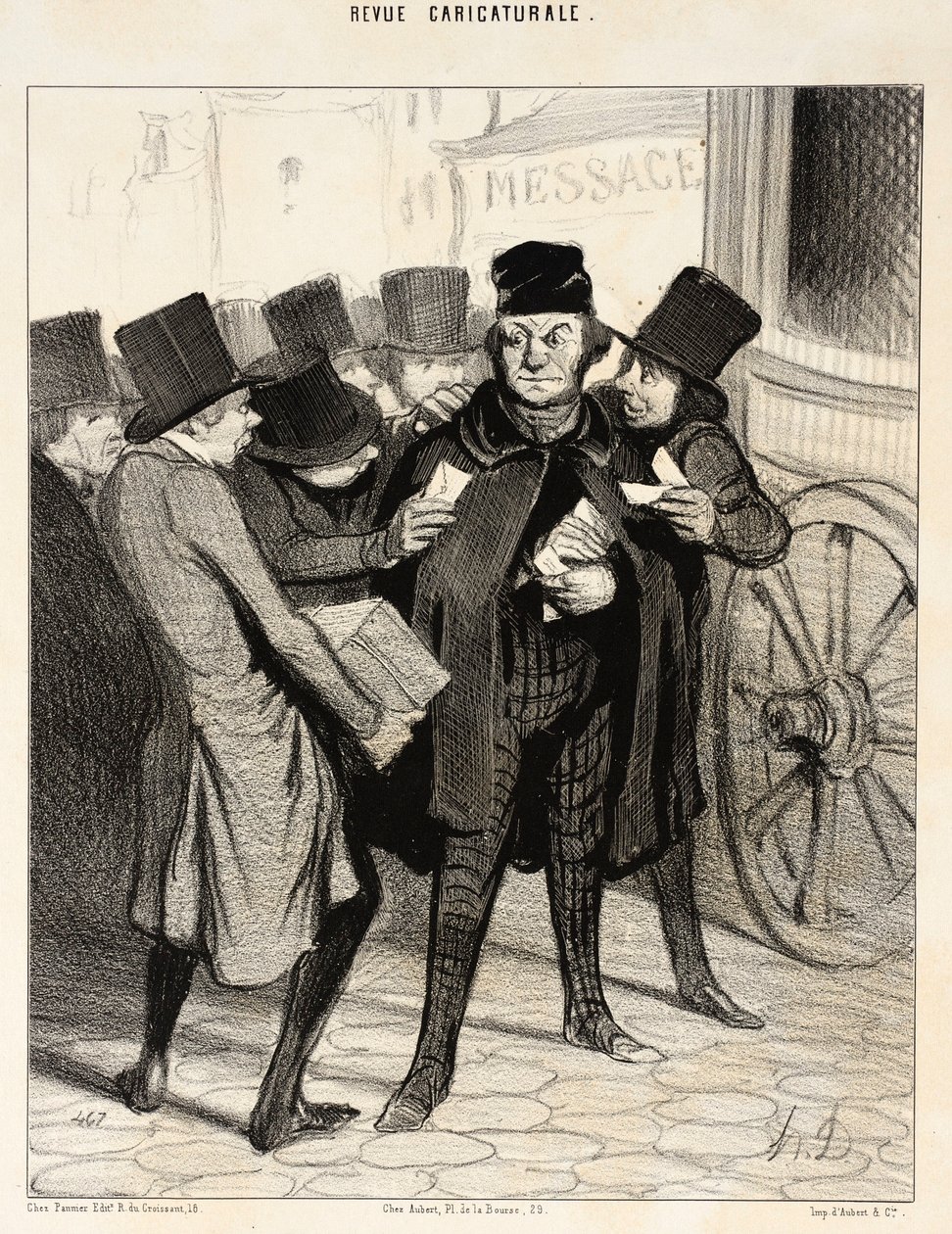 Iloinen matka Pariisiin tekijältä Honoré Daumier