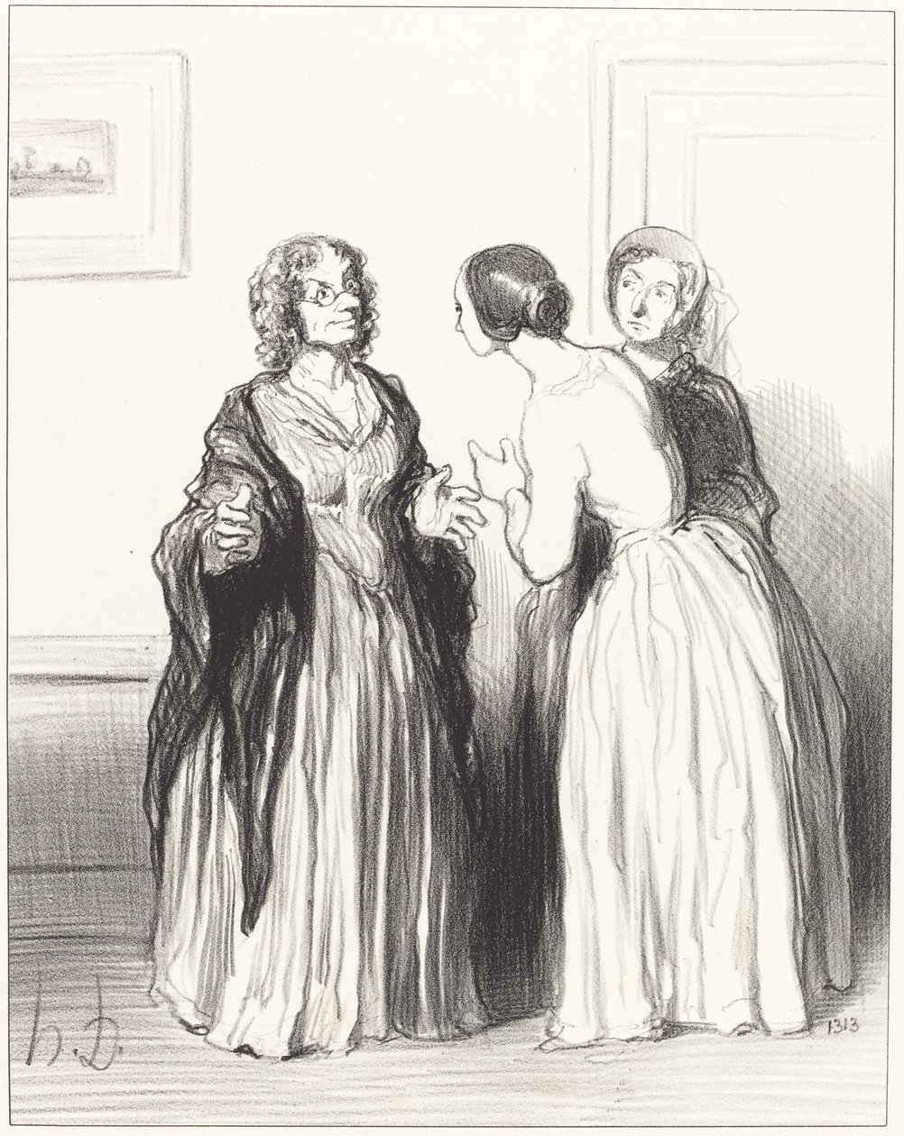 (1st Blue Bottom) - Tartutaan tilaisuuteen... tekijältä Honoré Daumier