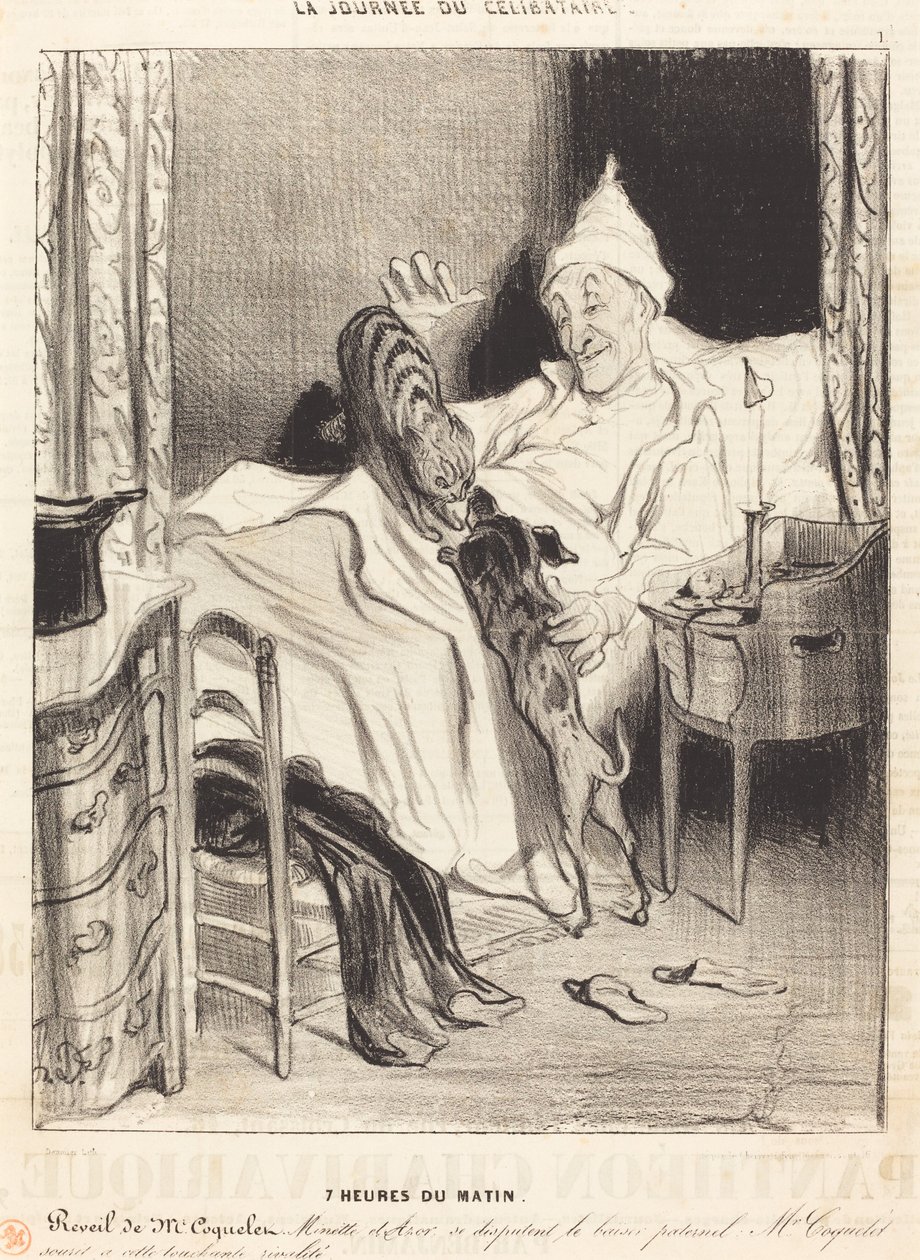 7 aamulla tekijältä Honoré Daumier