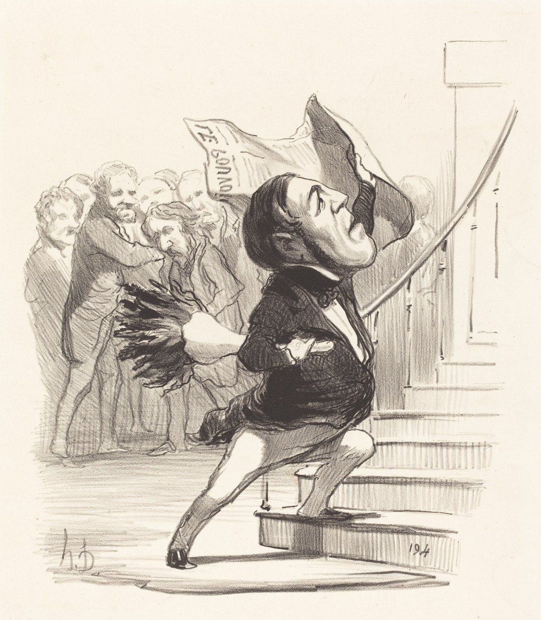 A. Granier de Cassagnac tekijältä Honoré Daumier