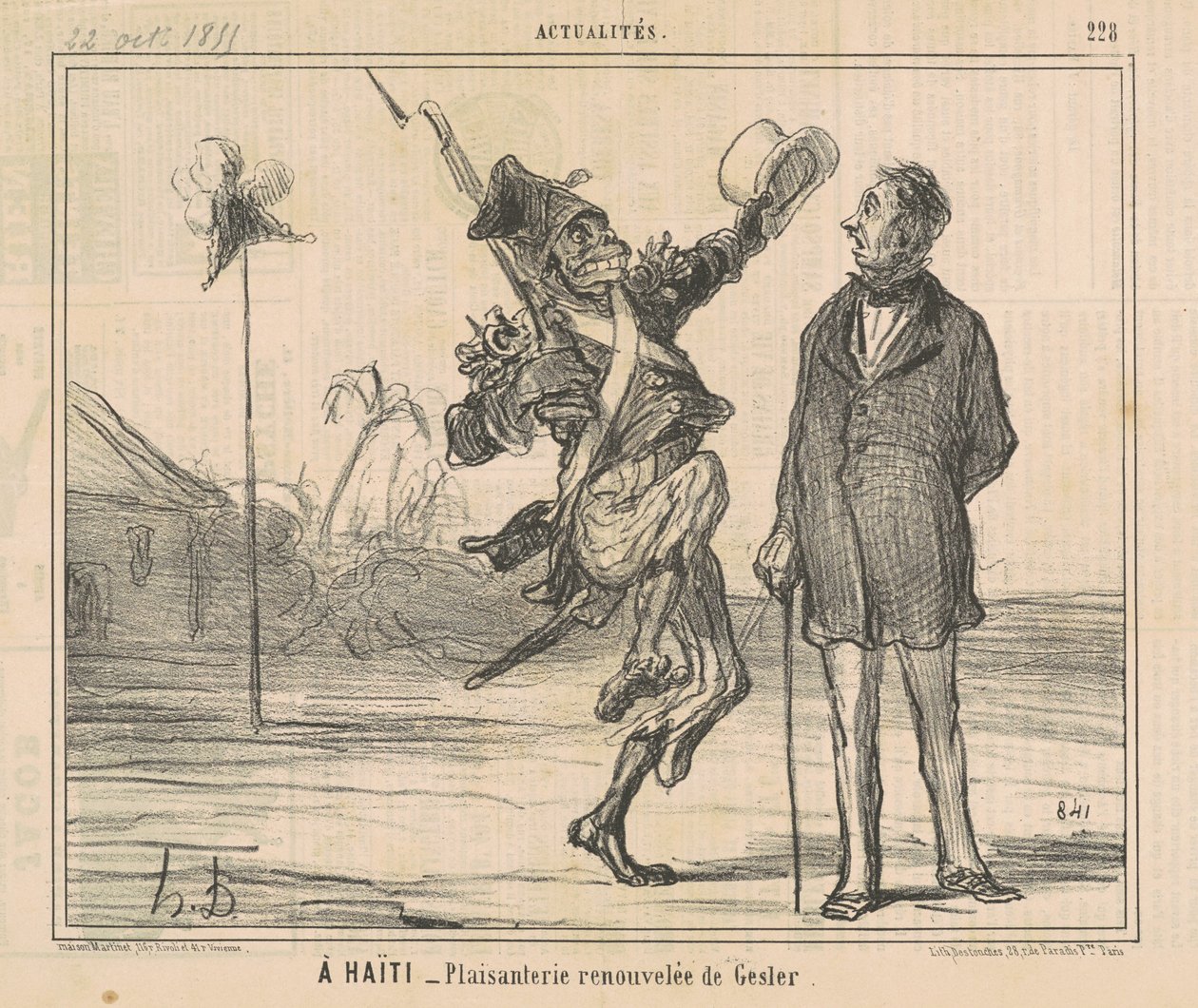Haiti tekijältä Honoré Daumier