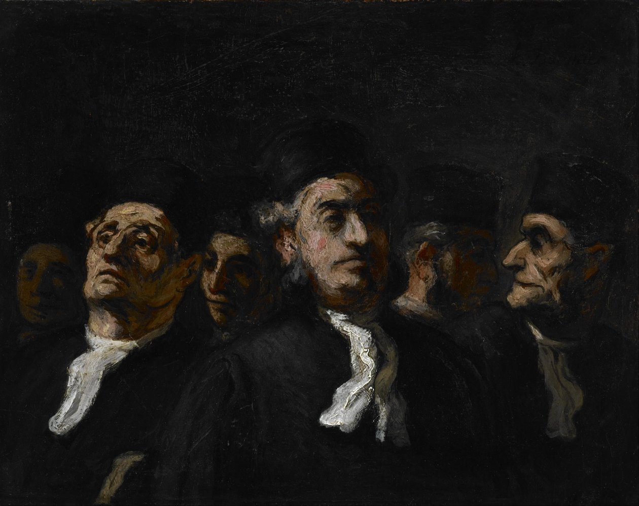 Lakimiesten kokous tekijältä Honoré Daumier