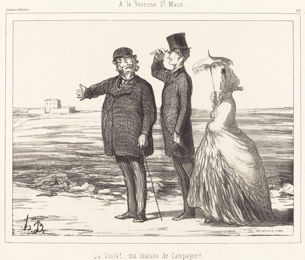 Varenne Saint-Maurissa tekijältä Honoré Daumier