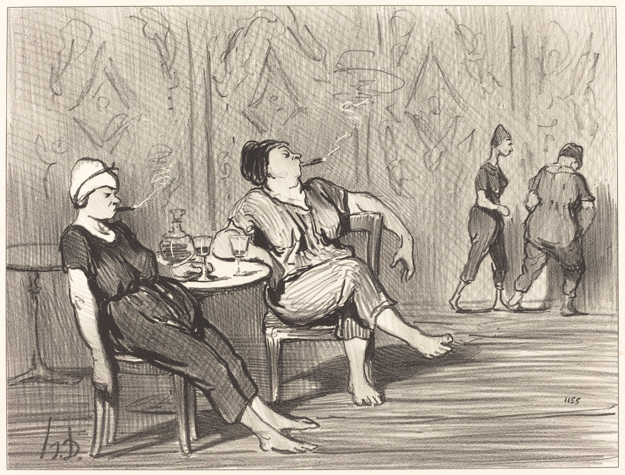 Baarissa tekijältä Honoré Daumier