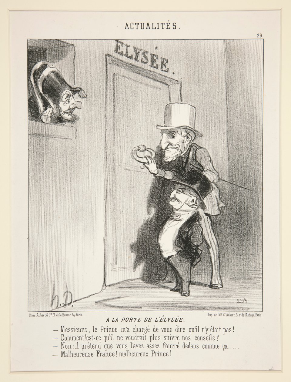 Kodin ovella tekijältä Honoré Daumier