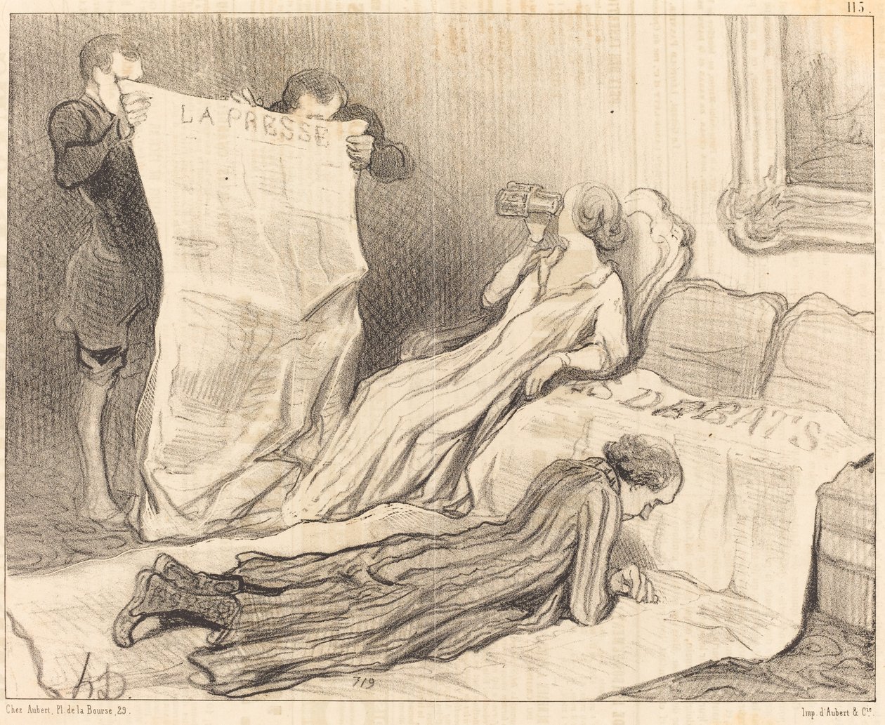 Lehden tilaajat saavat... tekijältä Honoré Daumier