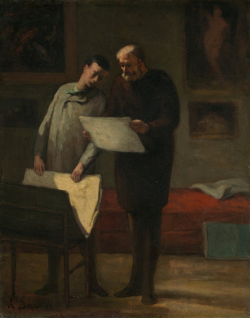 Neuvoja nuorelle taiteilijalle tekijältä Honoré Daumier