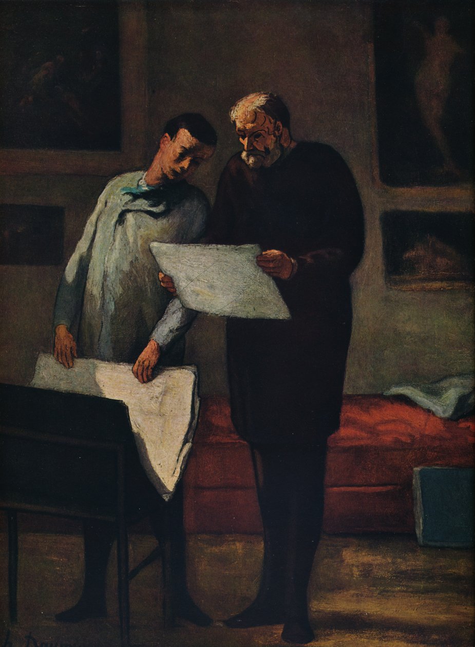 Neuvoja nuorelle taiteilijalle, 1865-1868 tekijältä Honoré Daumier