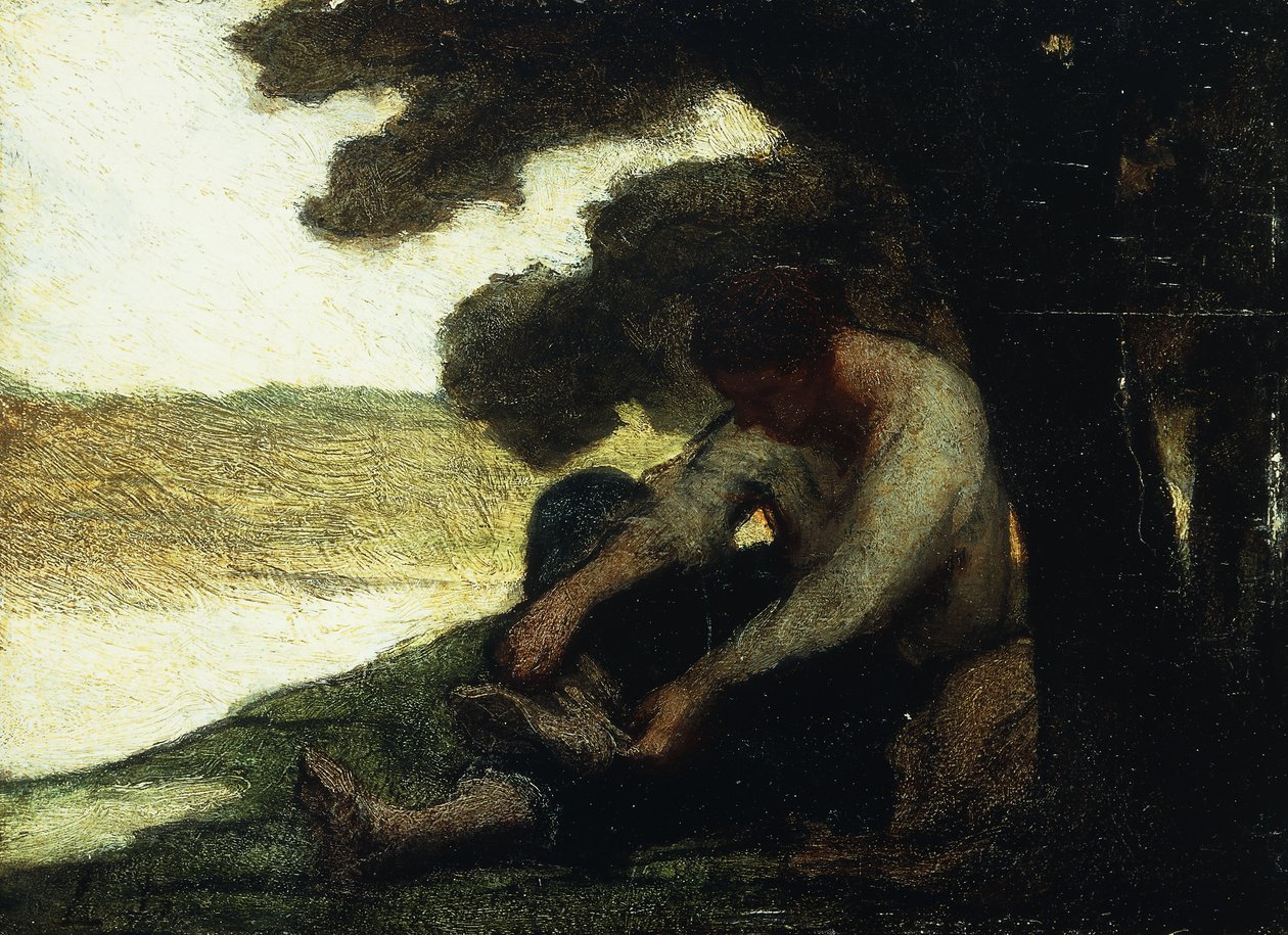 Uinnin jälkeen; Apres le Bain, noin 1846 tekijältä Honoré Daumier