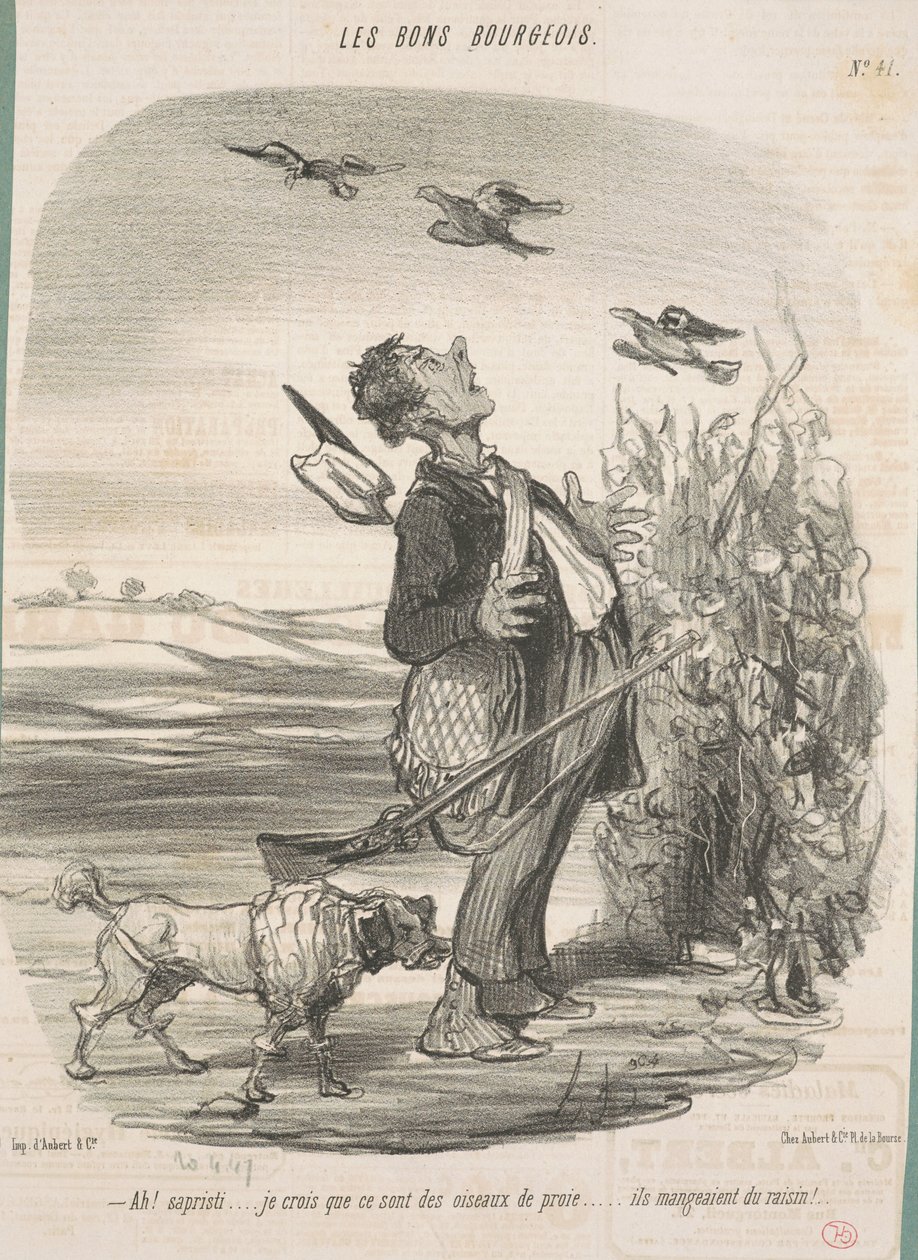 Ah! ... uskon, että ne ovat petolintuja... tekijältä Honoré Daumier