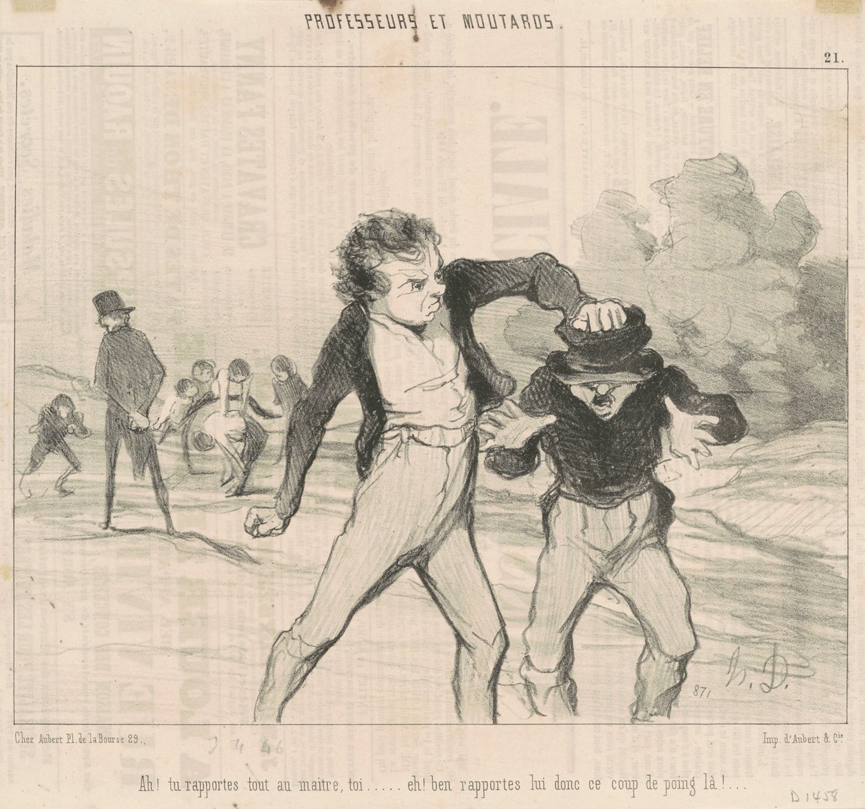 Ah! Informeu-ho tot al mestre... finlandès tekijältä Honoré Daumier