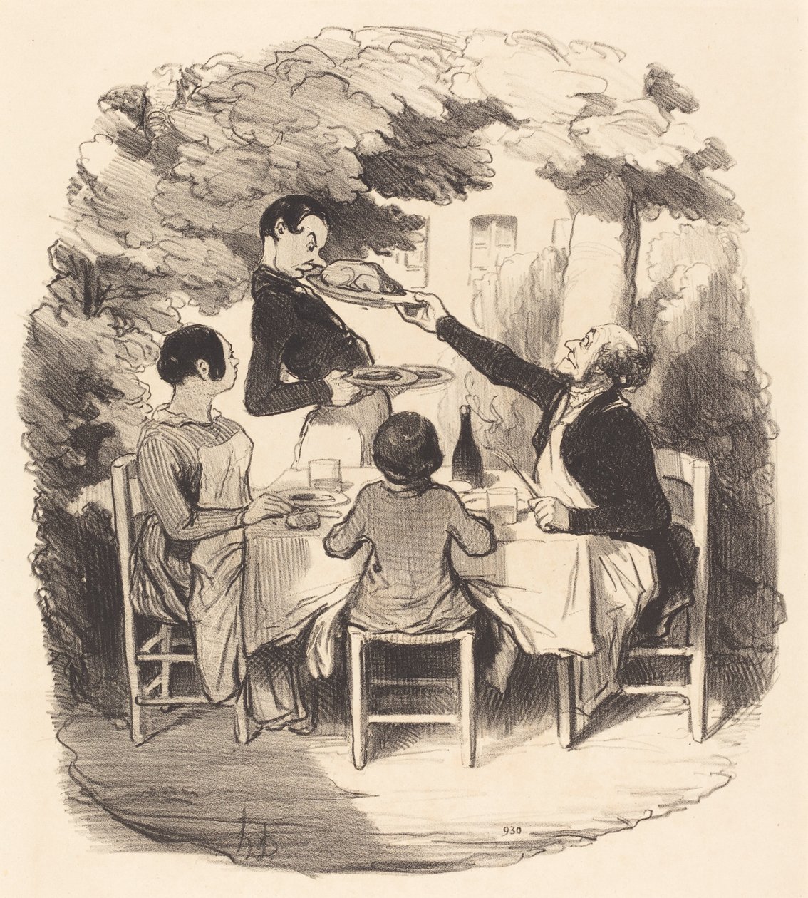 Ah! se on tuore... mutta olet niin poika... tekijältä Honoré Daumier