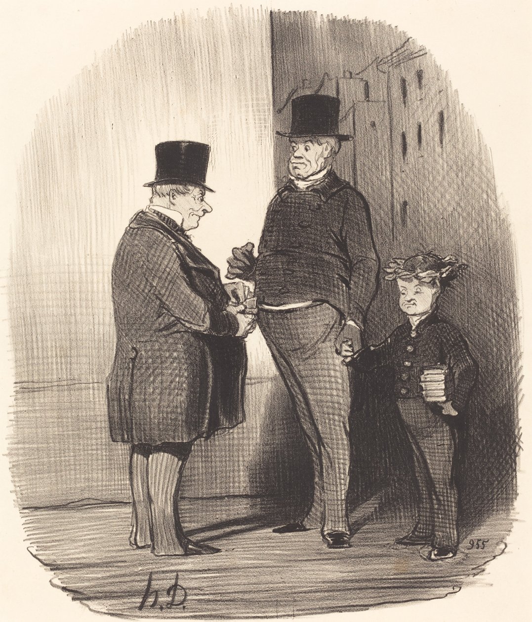 Ah! ets bo en vers llatí, jove... finlandès tekijältä Honoré Daumier
