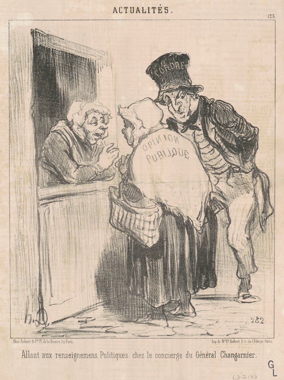 Siirryn poliittiseen tietoon... tekijältä Honoré Daumier