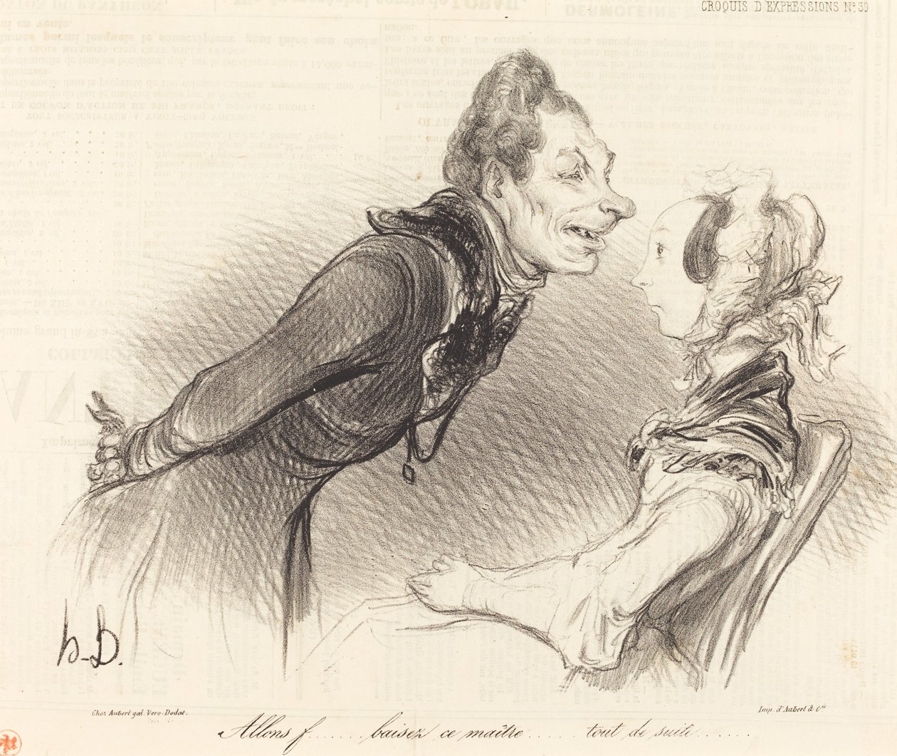Tule... vittu tätä mestaria... heti... tekijältä Honoré Daumier