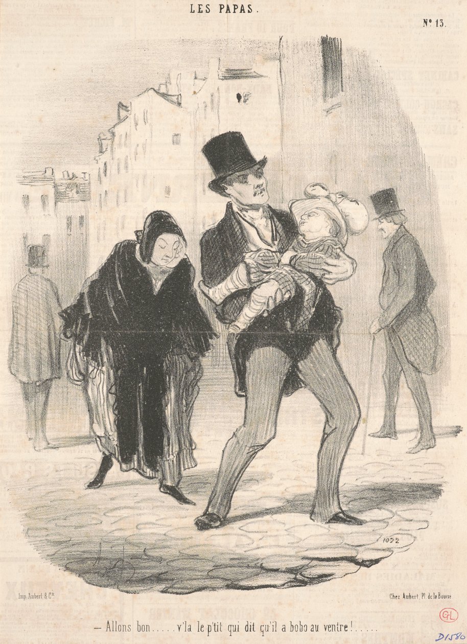 Tule... siellä on pieni, joka sanoo... tekijältä Honoré Daumier