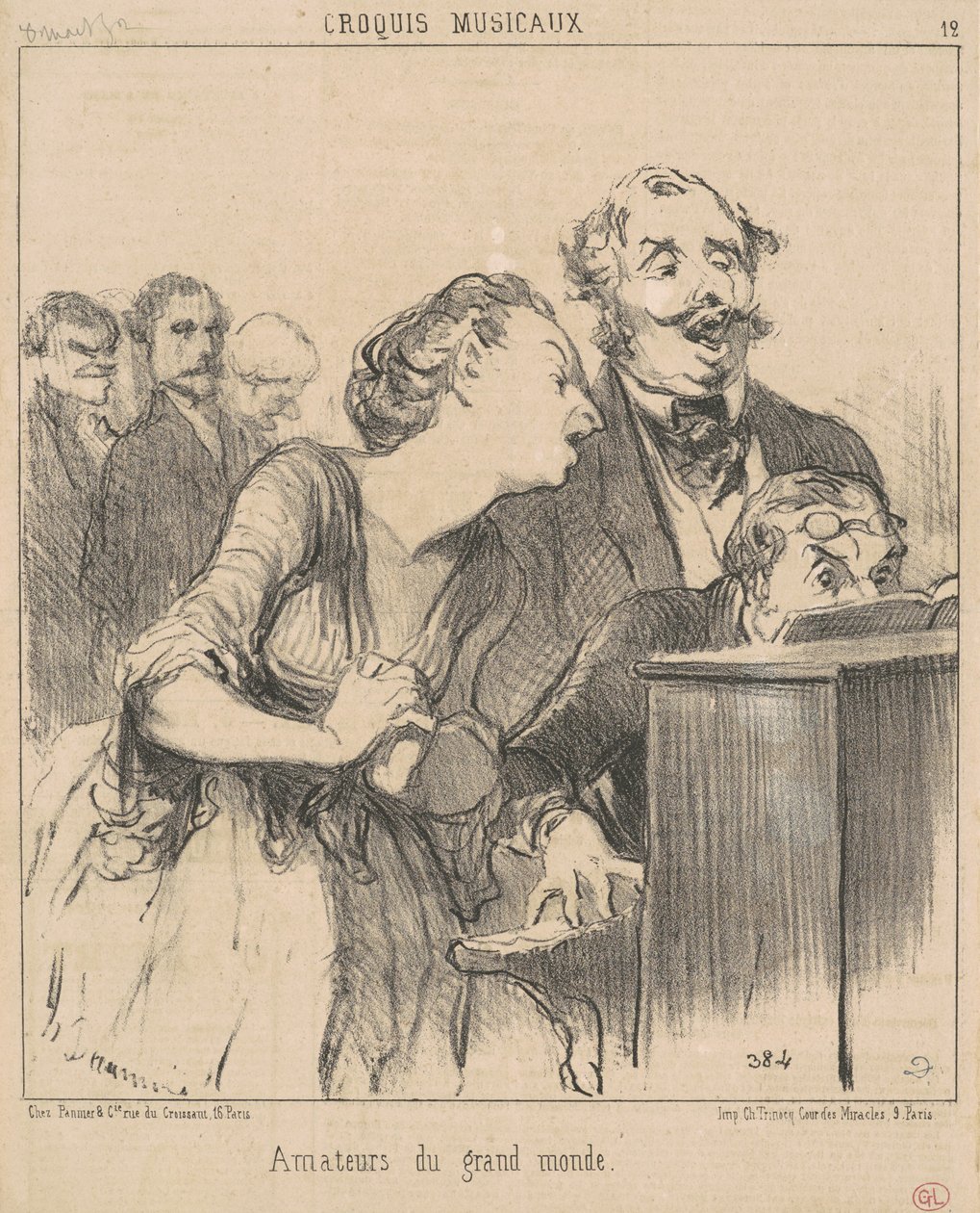 Suuret maailman rakastajat tekijältä Honoré Daumier