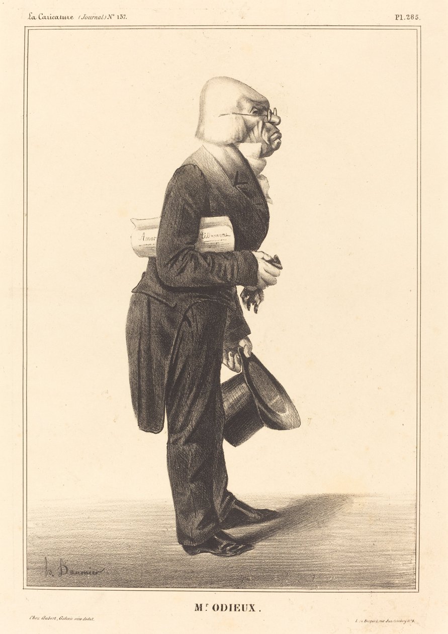 Antoine Odier tekijältä Honoré Daumier