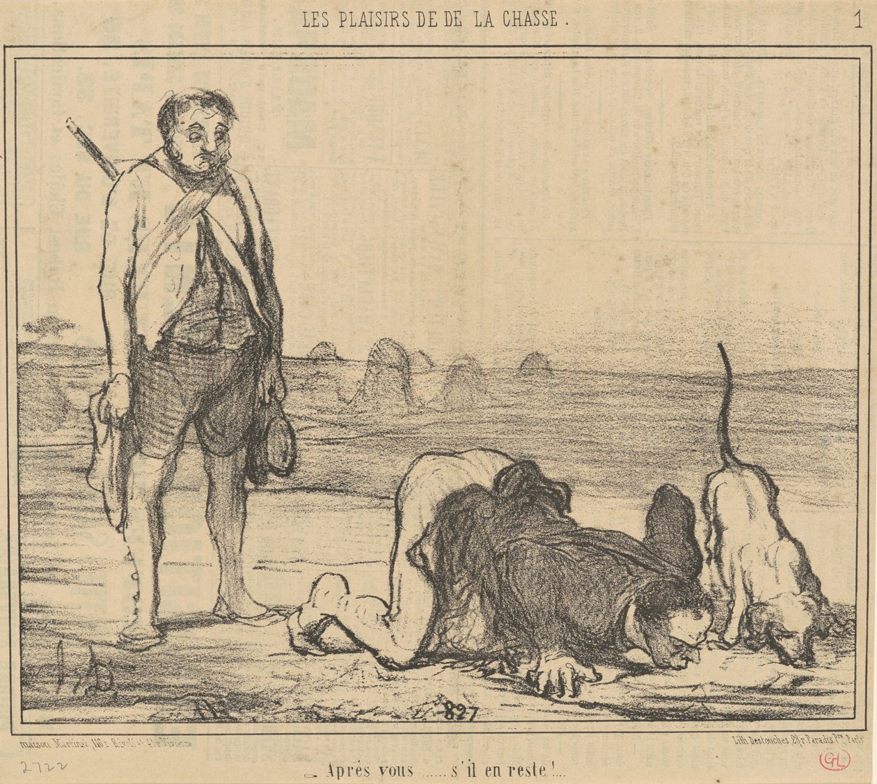 Sinun jälkeensi...jos niitä on jäljellä! ... tekijältä Honoré Daumier