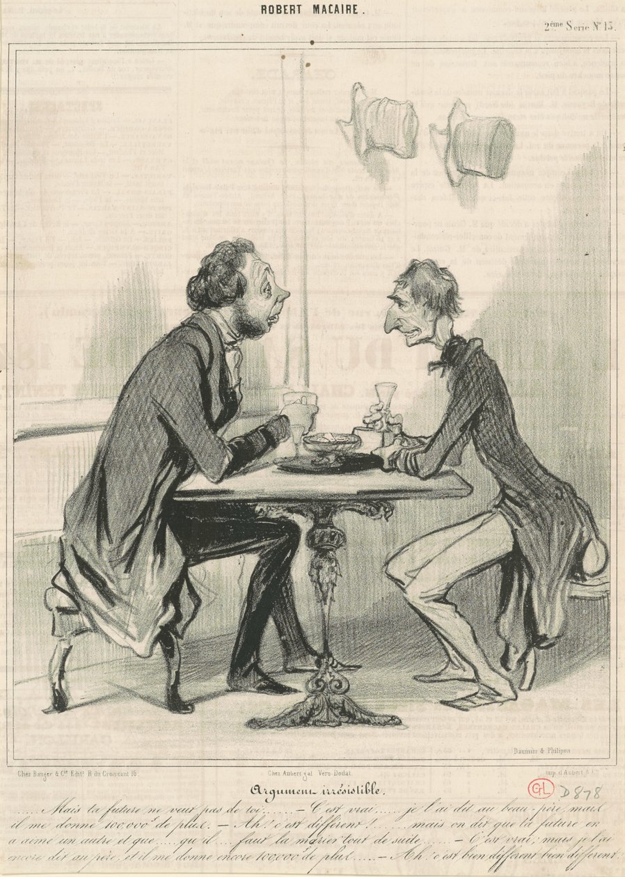 vastustamaton argumentti tekijältä Honoré Daumier