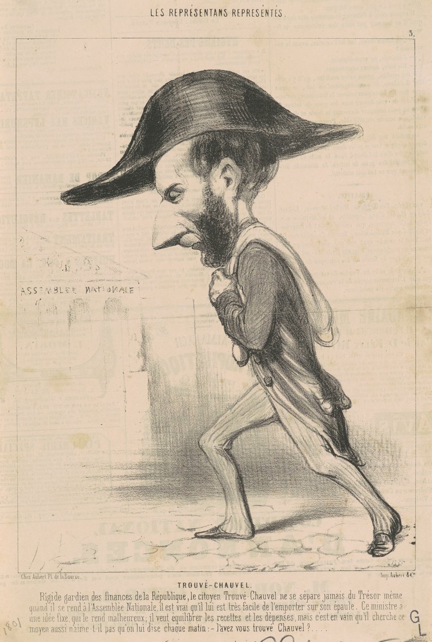 Ariste löysi Chauvelin tekijältä Honoré Daumier