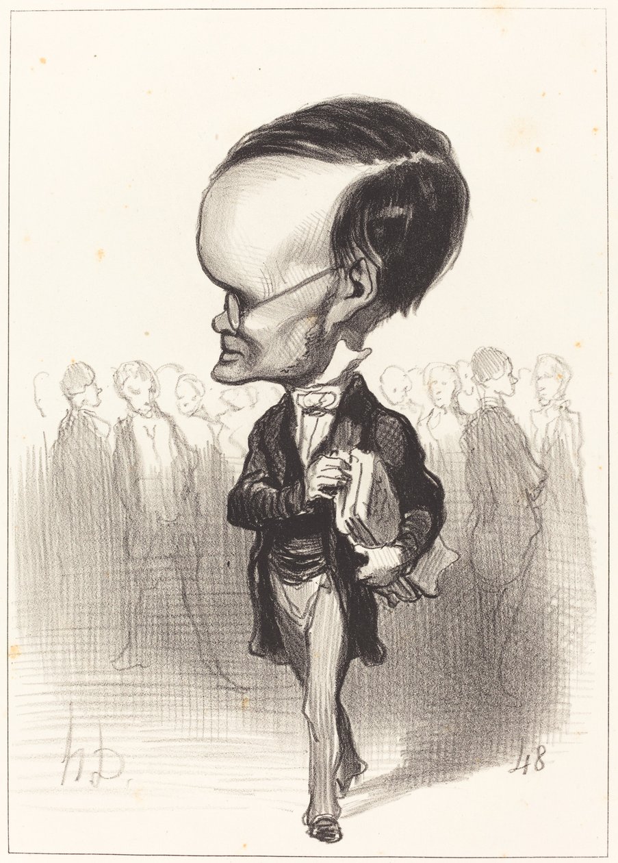Arm. Jacques Lherbette tekijältä Honoré Daumier