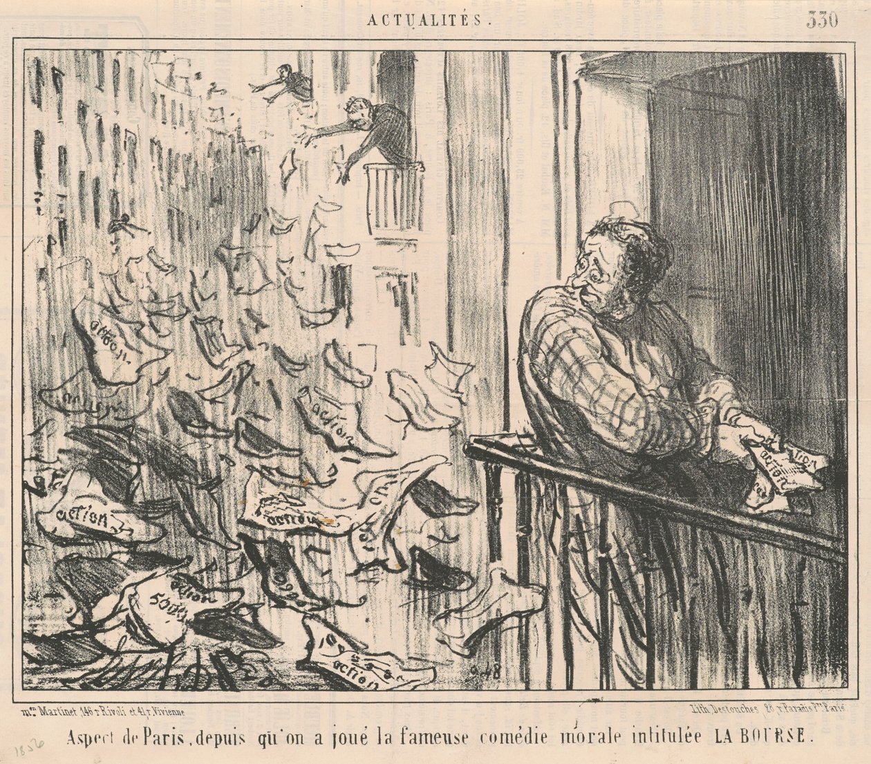 Pariisin puoli, koska pelasimme... tekijältä Honoré Daumier