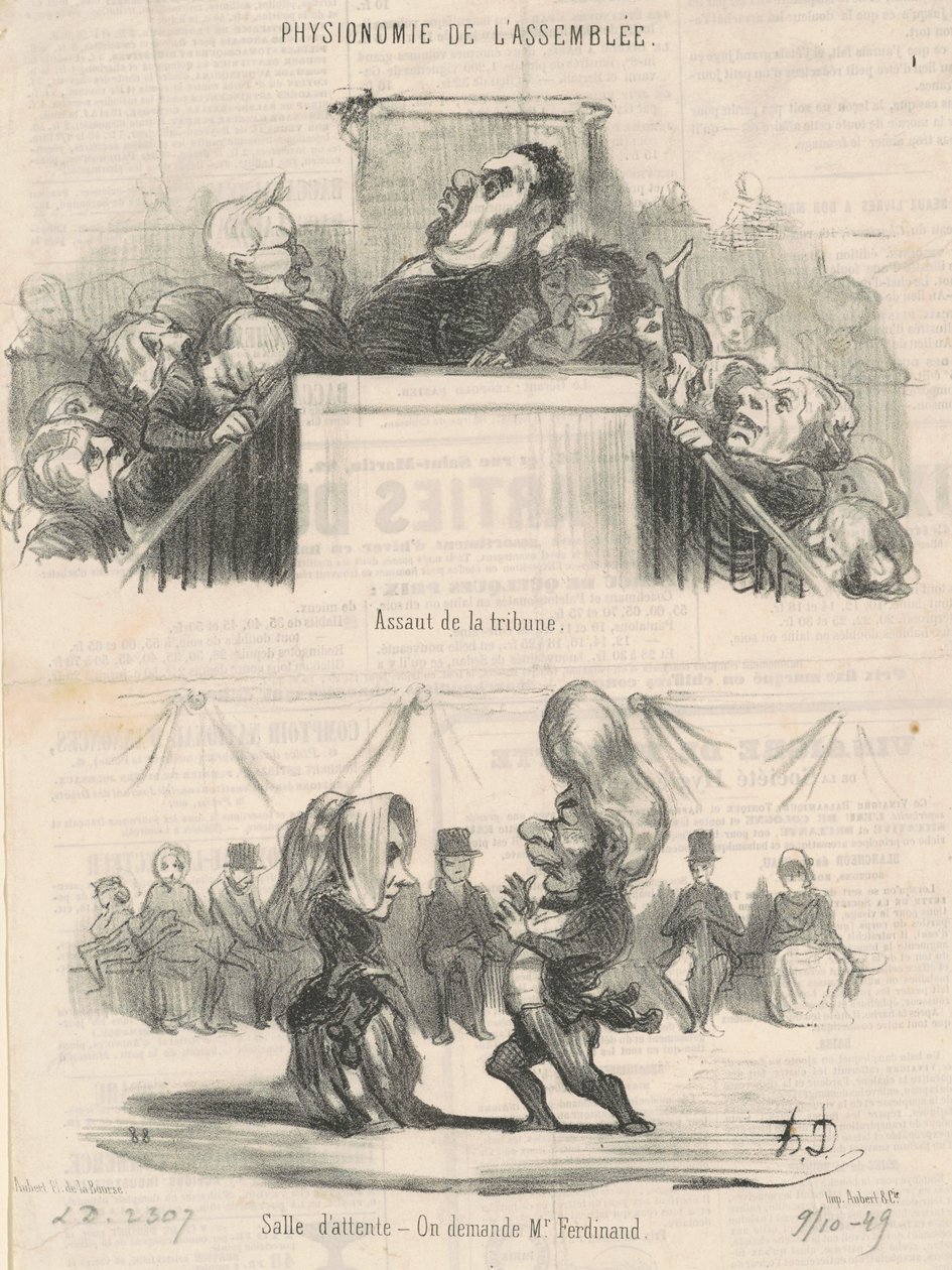Katsomohyökkäys tekijältä Honoré Daumier