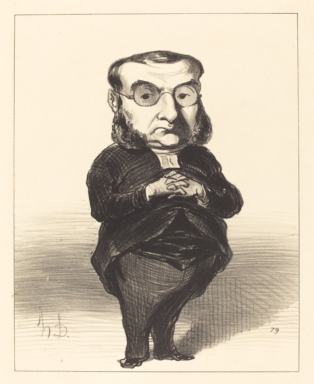 Ath. L. Charles Coquerel tekijältä Honoré Daumier
