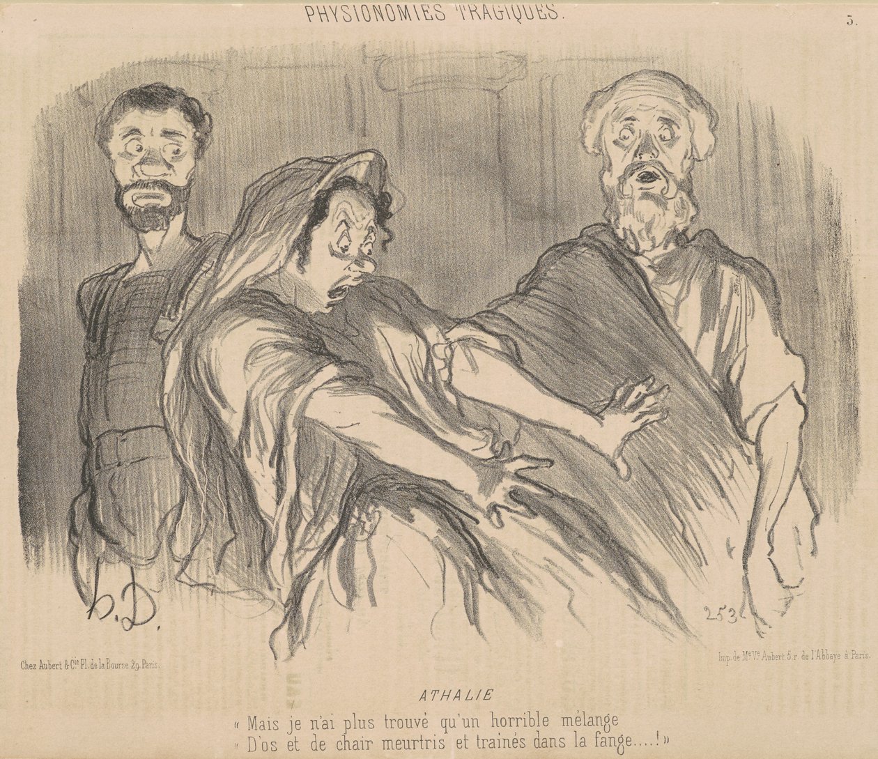 Athalia tekijältä Honoré Daumier