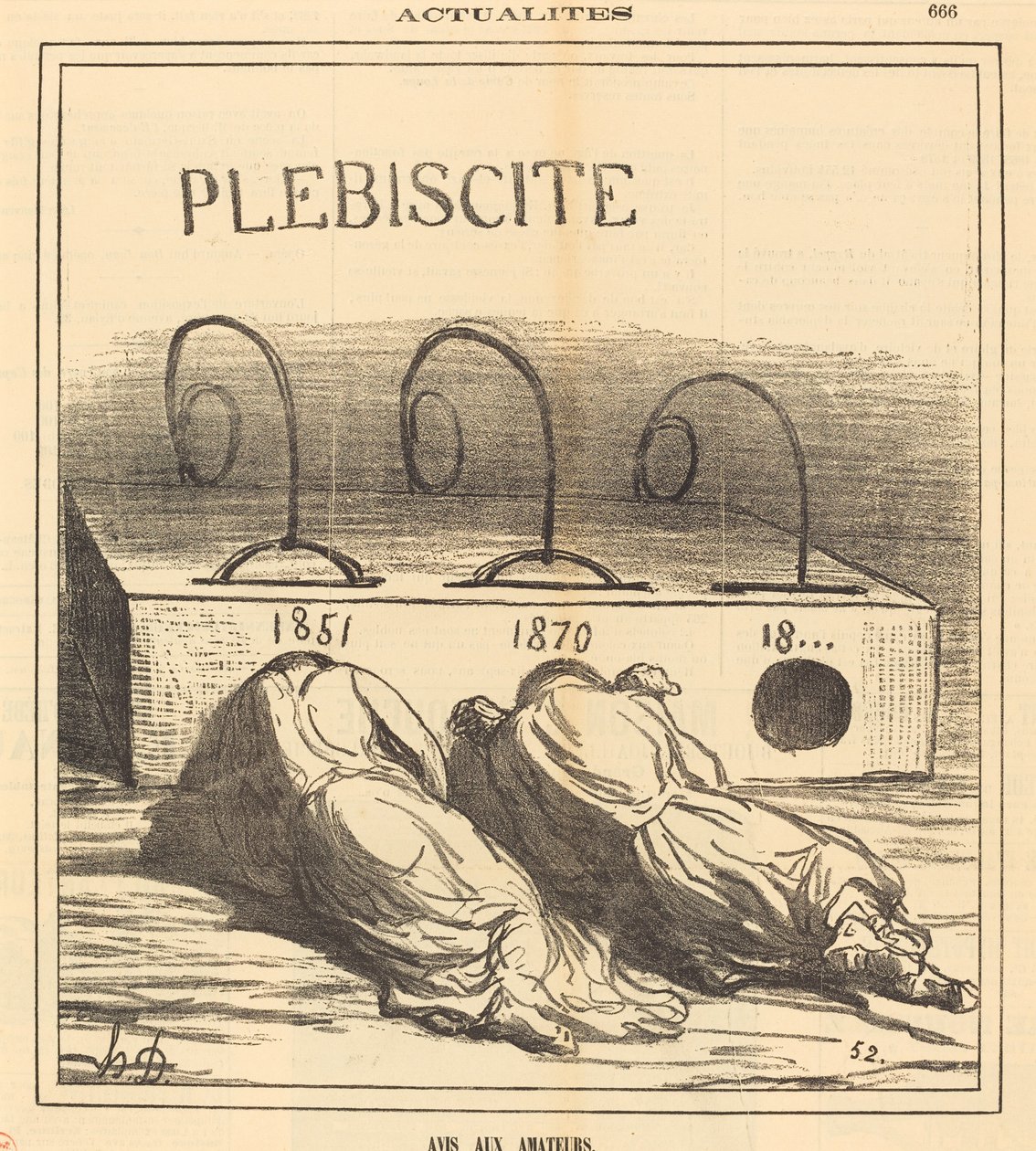 Huomautus amatööreille tekijältä Honoré Daumier