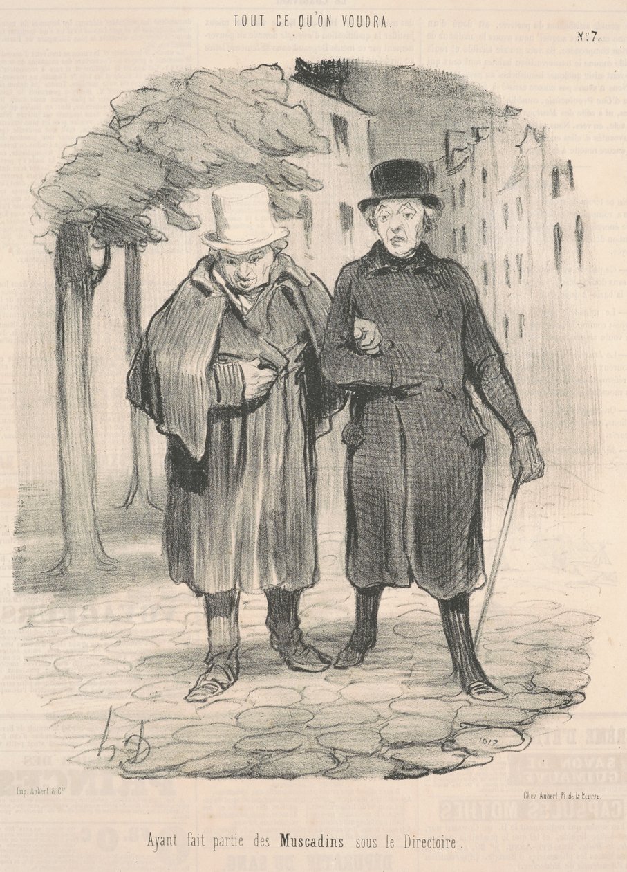 Ollut osa muscadineja johtokunnan alaisuudessa tekijältä Honoré Daumier