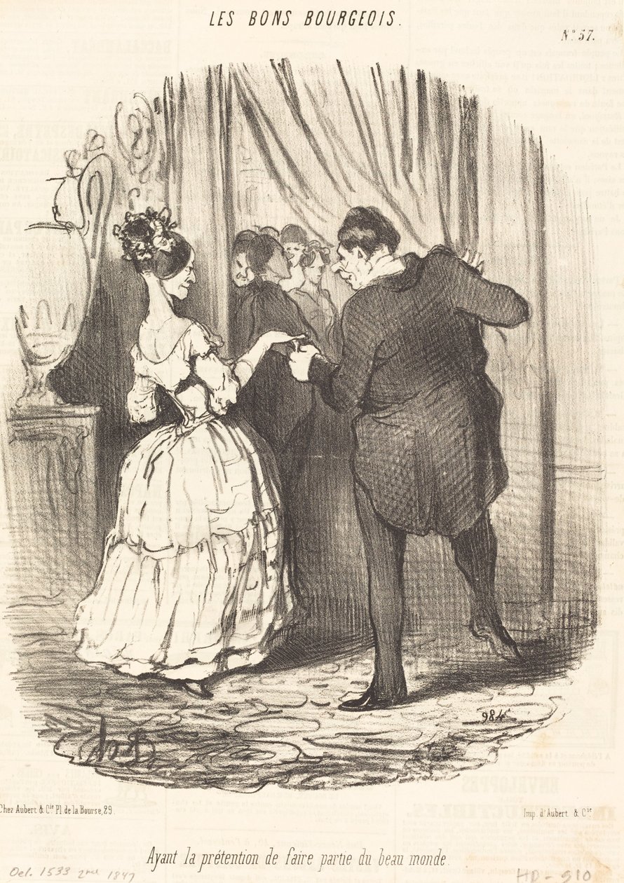Väittää olevansa osa kaunista maailmaa tekijältä Honoré Daumier